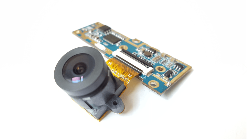 telecamera con PCB flex rigid