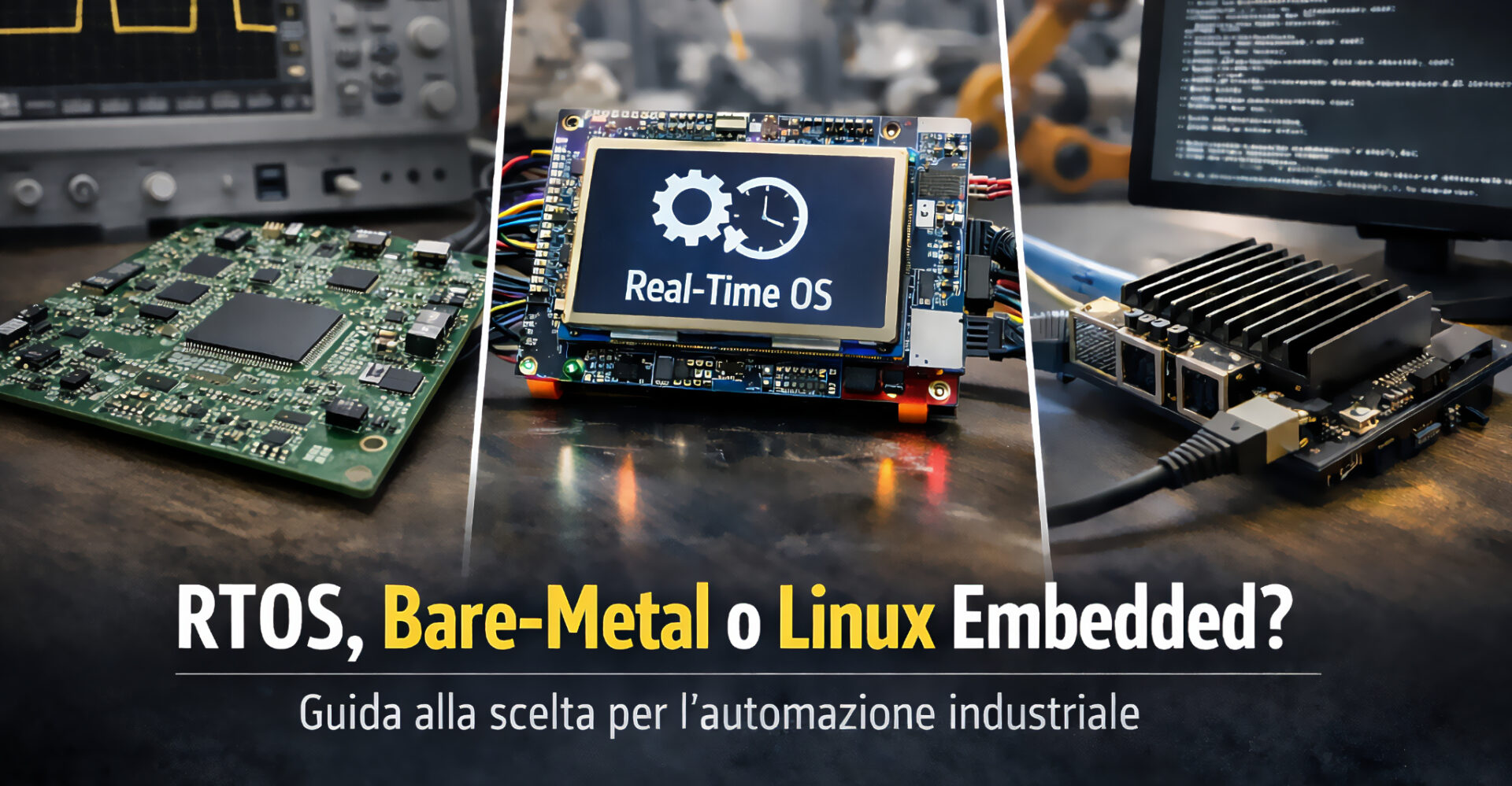 RTOS, Bare-Metal o Linux Embedded? Guida alla scelta